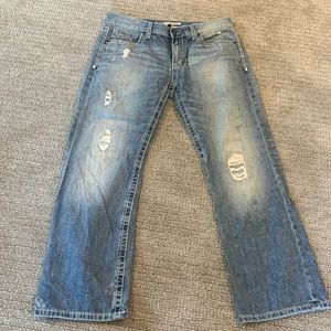 Mens Buckle Jeans